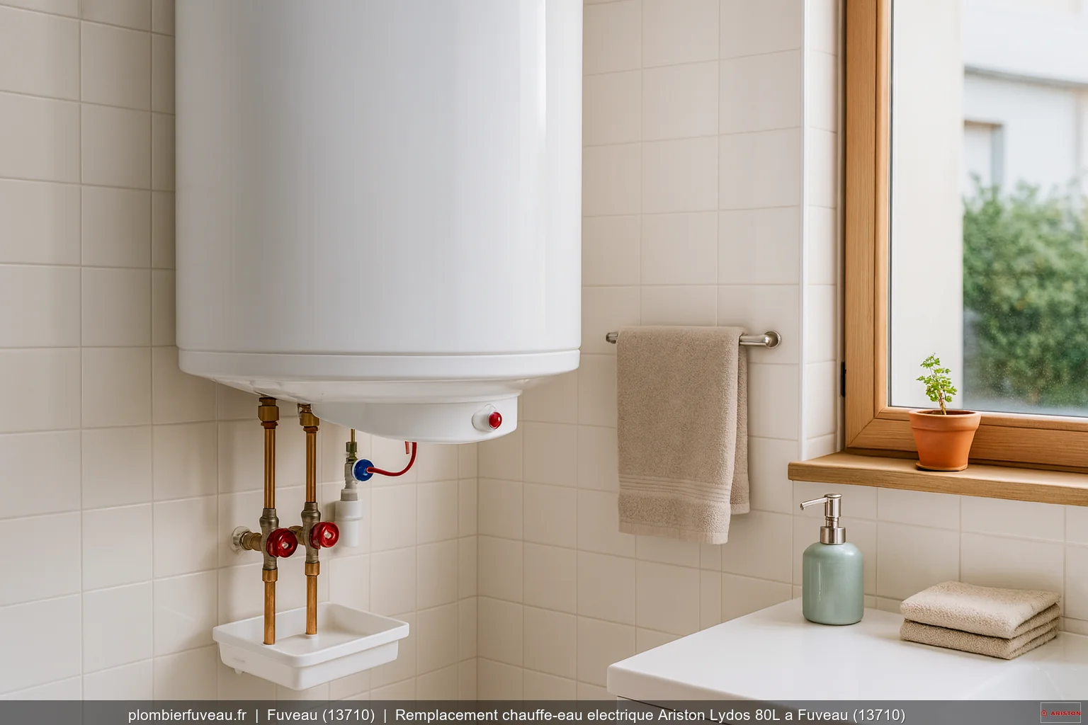 Remplacement chauffe-eau electrique Ariston Lydos 80L a Fuveau (13710)